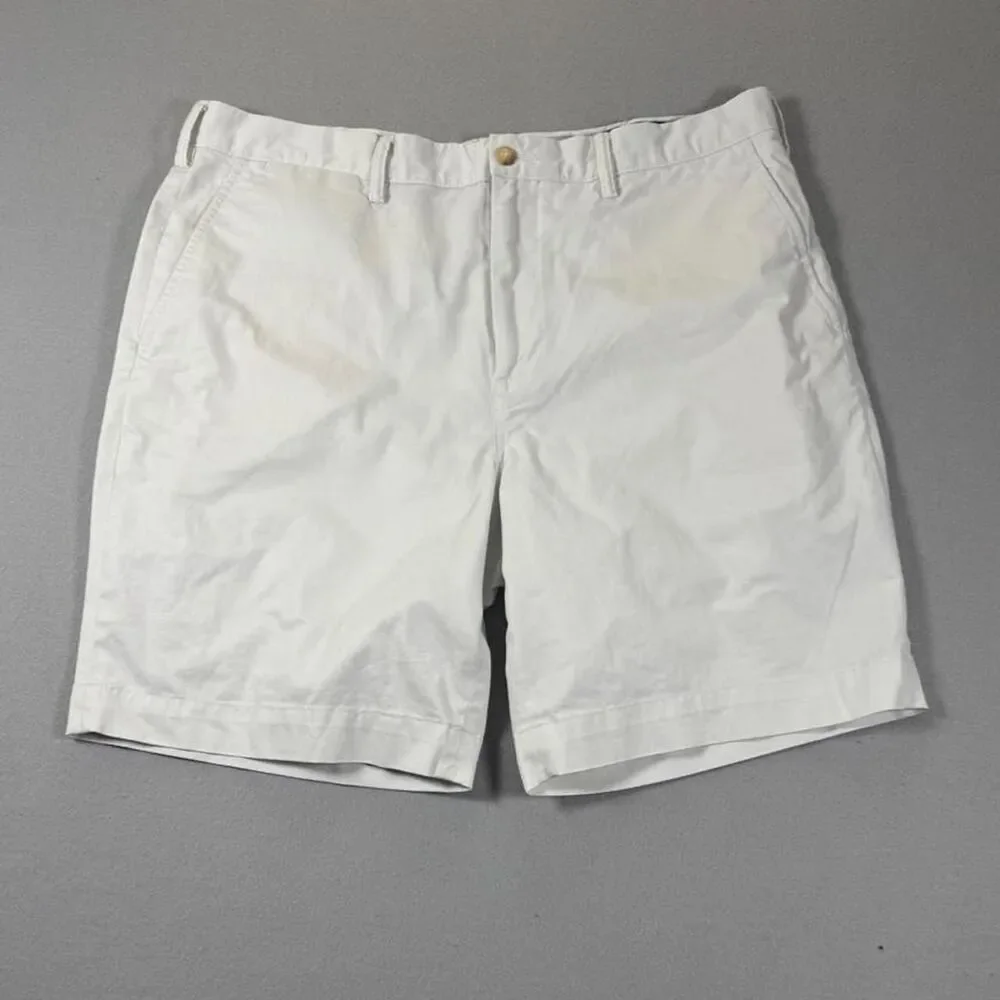 Polo-ralph-lauren Men's White and Cream Shorts